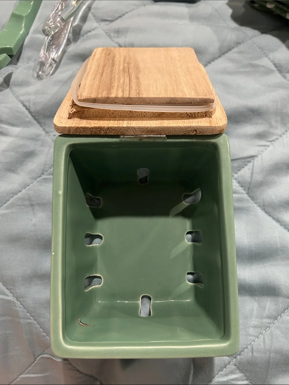 Home Accents Sage Green  Kitchen Gift set